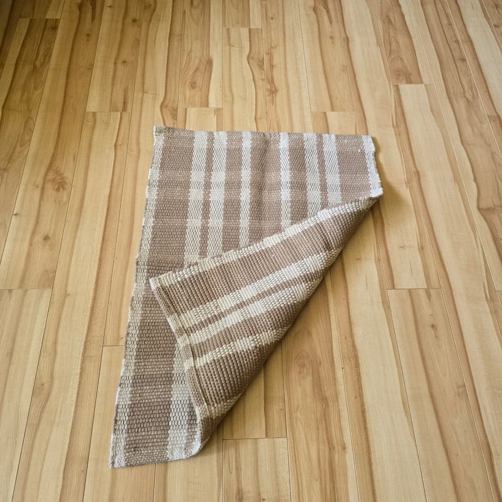 Huntington Home 100% Cotton Braided Rag Rug Made in India Browns‎  32
